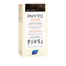 Phyto Color Coloração Permanente 5.7 Castanho Claro Marrom 
