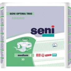Seni Optima Trio M (70-105 cm) fraldas 10 unidades